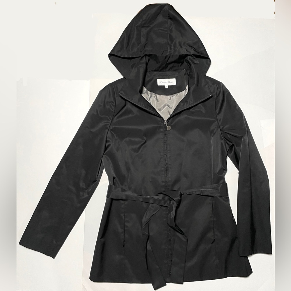 Calvin Klein Womens Lined Lightweight Jacket Raincoat